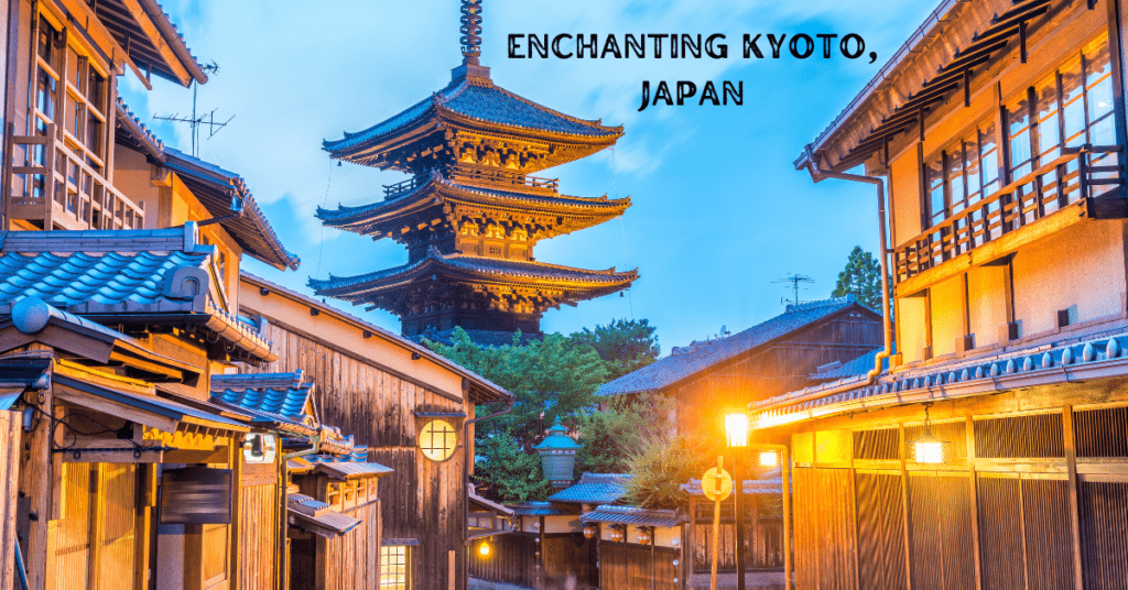 Kyoto japan travel destination